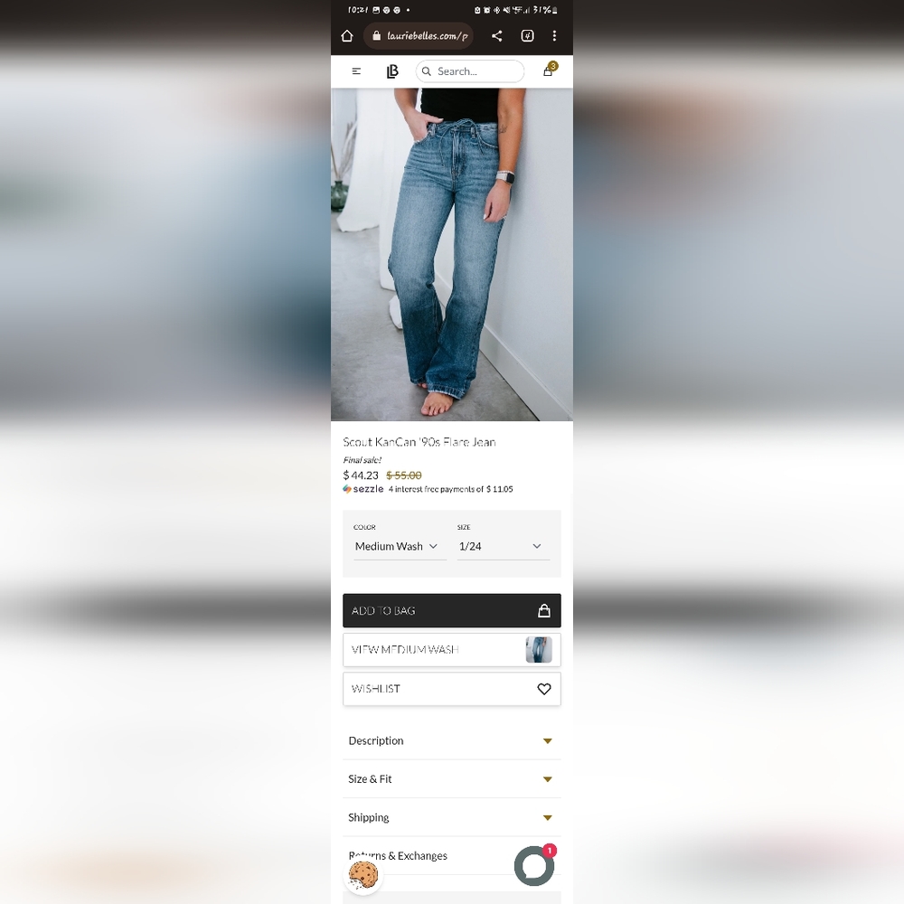 Kancan 90s style jeans